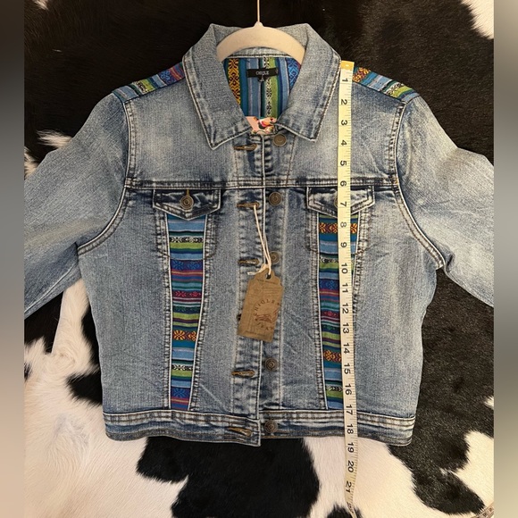 Serape Denim Jacket - Picture 4 of 5